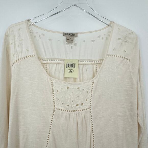 Lucky Brand Cream Colored Blouse - Picture 3 of 7